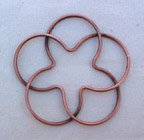 Copper Cinquefoil Knot